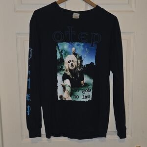 Vintage Otep Delta Pro Weight Black Long Sleeve Shirt